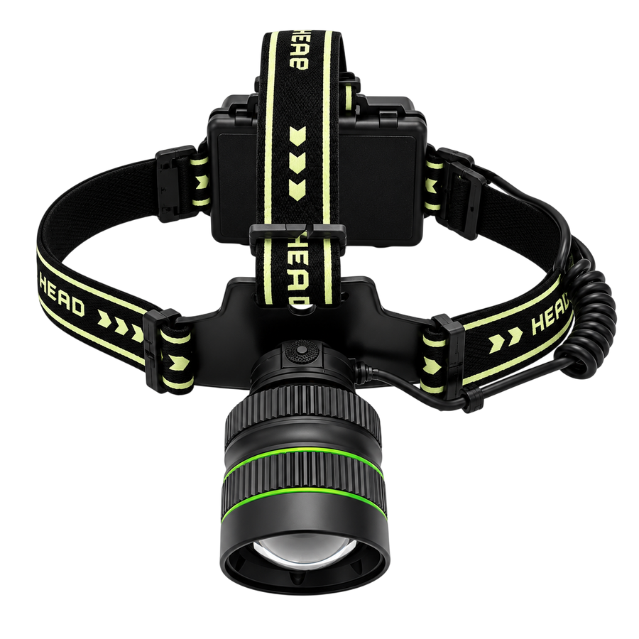 Kraftig Pandelampe 10.000 Lumen – Sensor & Powerbank