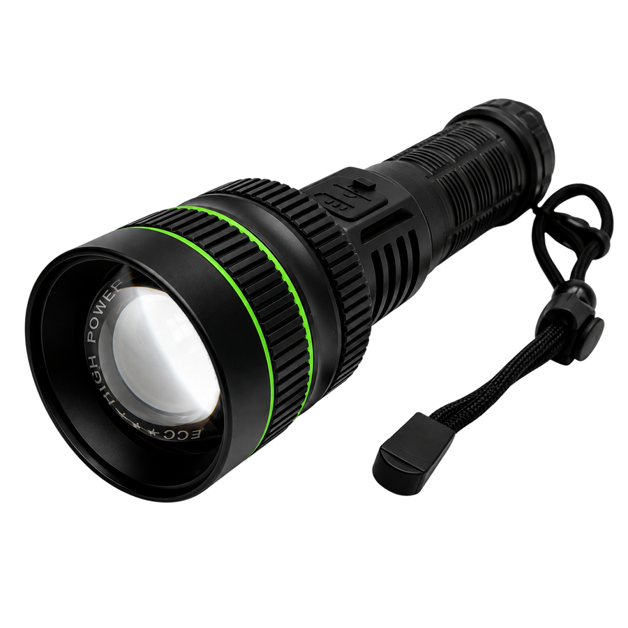 Kraftig Lommelygte 10.000 Lumen – USB-C & Powerbank