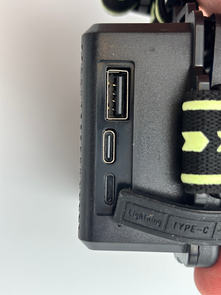 Kraftig Pandelampe 10.000 Lumen – Sensor & Powerbank