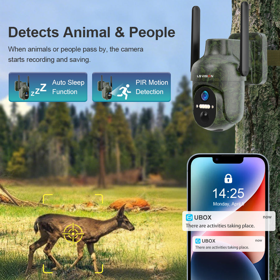 Live app-styret WiFi overvågningskamera - Panorama