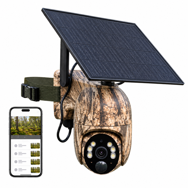 4G Panorama LIVE wildcamera met app en zonnepaneel